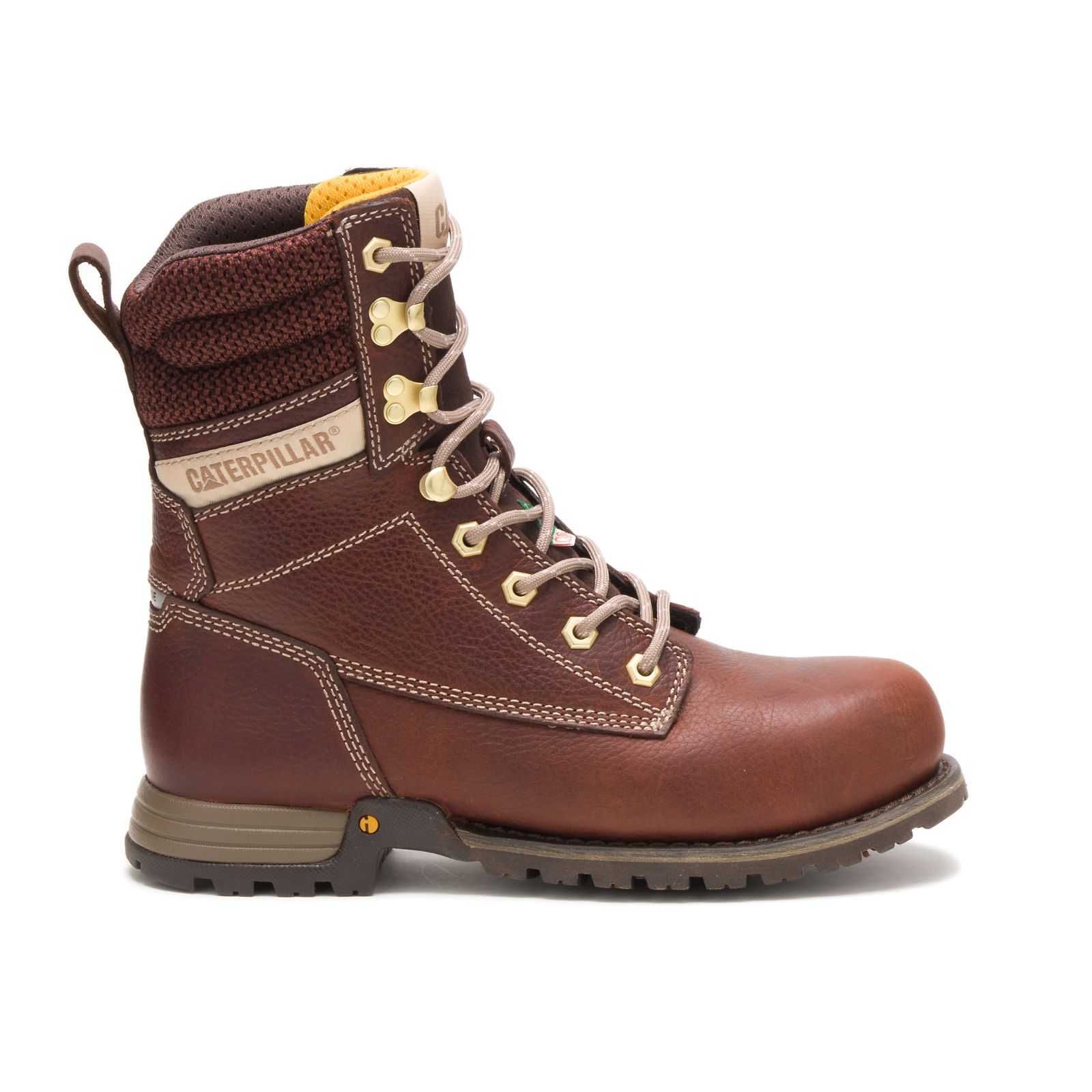 Caterpillar Clover 8" Steel Toe Csa - Womens Work Boots - Brown - NZ (684VLPJID)